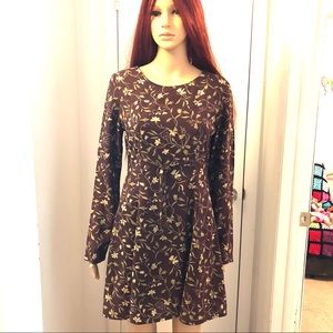 Vintage fit And Flare satin dress size small